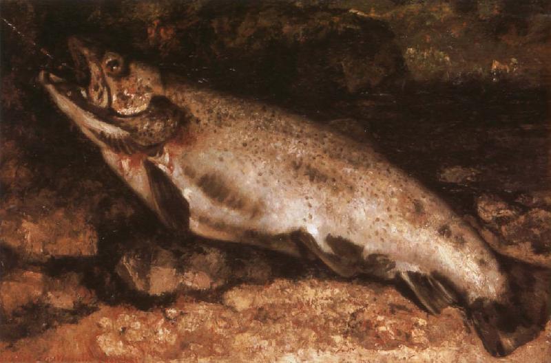 Gustave Courbet Trout China oil painting art